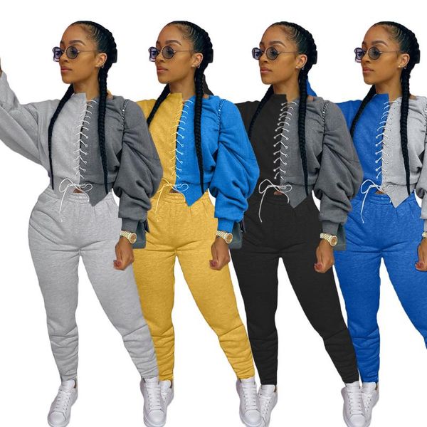 casual women's tracksuit two pieces set tracksuit long sleeve crop clothing workout two piece jumpsuit long sleeve crop top, Gray
casual women's tracksuit two pieces set tracksuit long sleeve crop clothing workout two piece jumpsuit long sleeve crop top, Gray