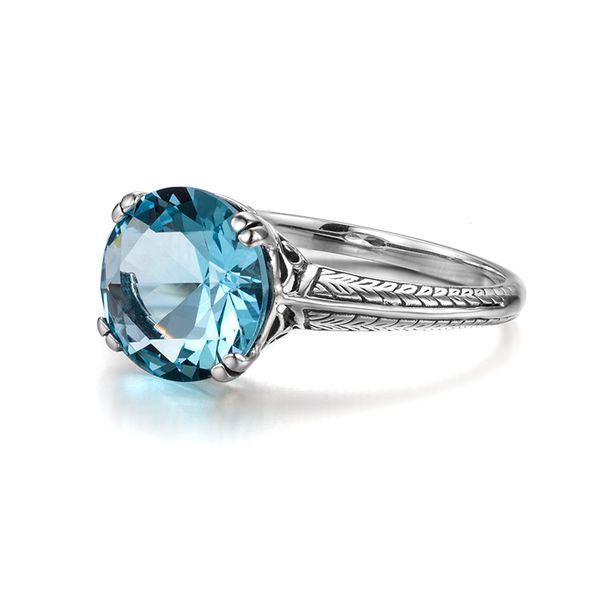 925 sterling silver women rings vintage party cz cocktail rings carved silver created aquamarine stone finger ring fine jewelry, Black
925 sterling silver women rings vintage party cz cocktail rings carved silver created aquamarine stone finger ring fine jewelry, Black