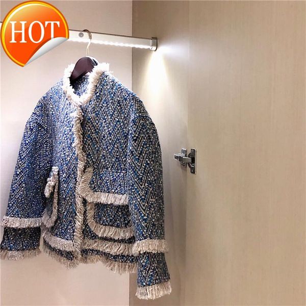 lady's style coat women's autumn and versatile 2020 new tweed temperament style foreign, White;black
lady's style coat women's autumn and versatile 2020 new tweed temperament style foreign, White;black
