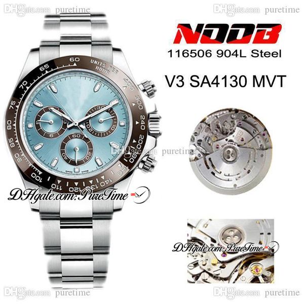 2020 n v3 sa4130 automatic chronograph mens watch 904l steel brown ceramic stick markers platinum edition 116506 ptrx puretime 48p18b2, Slivery;brown
2020 n v3 sa4130 automatic chronograph mens watch 904l steel brown ceramic stick markers platinum edition 116506 ptrx puretime 48p18b2, Slivery;brown