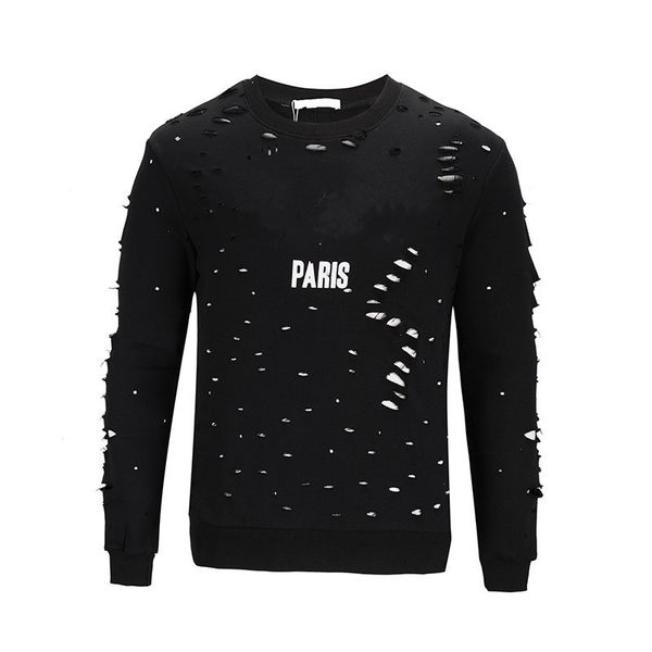 new design hoodie men's women's sweatshirt long sleeve shirt autumn and spring luxury clothing printed letters ripped casual sweat, Black
new design hoodie men's women's sweatshirt long sleeve shirt autumn and spring luxury clothing printed letters ripped casual sweat, Black