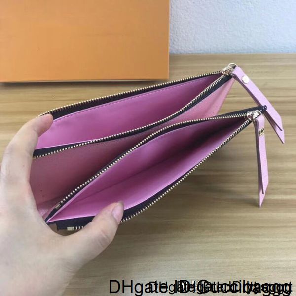six color wallet letter flower fold double zipper wallets genuine leather women designer handbags purses come with box
six color wallet letter flower fold double zipper wallets genuine leather women designer handbags purses come with box
