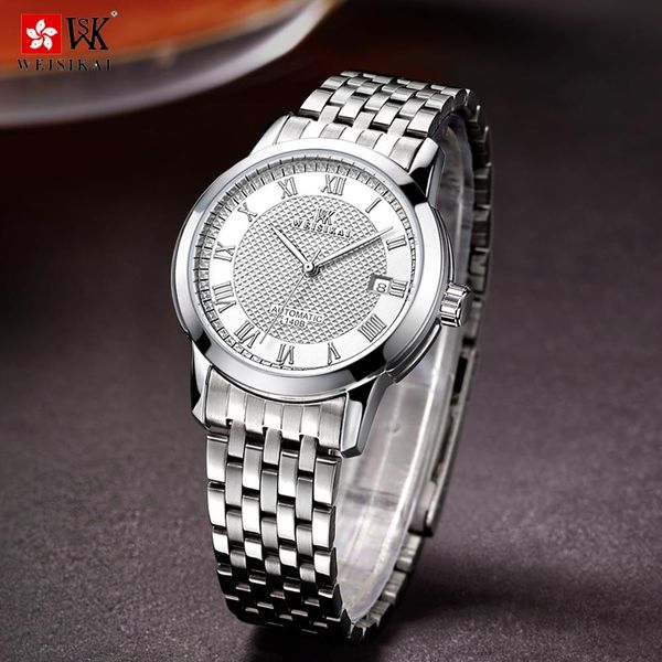 weisikai business style mens watches brand luxury matic mechanical watch men stainless steel date waterproof sport watch bbychd, Silver
weisikai business style mens watches brand luxury matic mechanical watch men stainless steel date waterproof sport watch bbychd, Silver