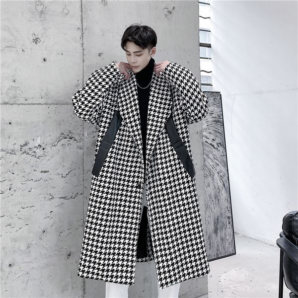 2020 autumn men wool thicken chess long trench coat woman streetwear jacket outerwear cjm2, Black;brown
2020 autumn men wool thicken chess long trench coat woman streetwear jacket outerwear cjm2, Black;brown