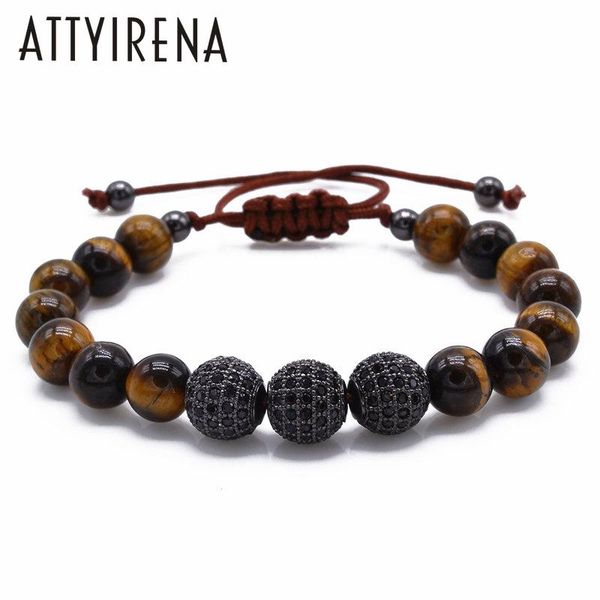 charm bracelets men bracelet 8mm tiger stone & 10mm micro pave black cz beads braiding handmade friendship mens jewelry, Golden;silver
charm bracelets men bracelet 8mm tiger stone & 10mm micro pave black cz beads braiding handmade friendship mens jewelry, Golden;silver