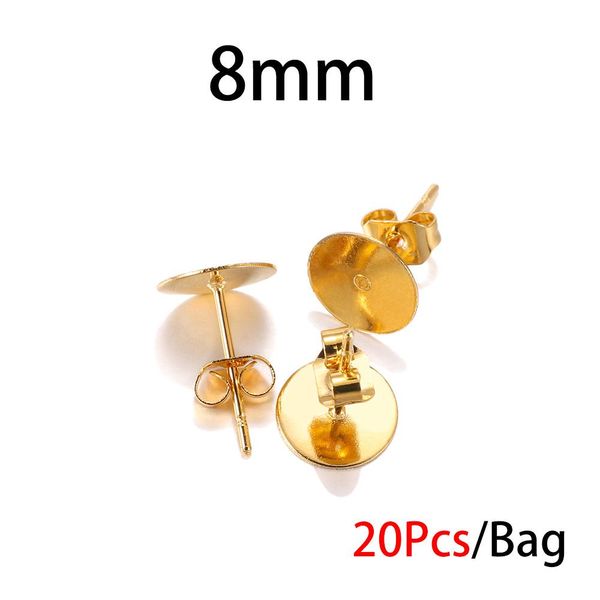 20pcs/lot 5 6 8 10 12mm gold stainless steel stud earring back spacer with earring plug findings for diy jewelry making supplies bbycpb
20pcs/lot 5 6 8 10 12mm gold stainless steel stud earring back spacer with earring plug findings for diy jewelry making supplies bbycpb