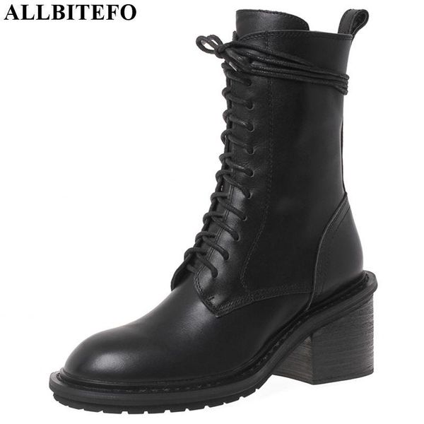 boots allbitefo genuine leather frenulum women leisure ankle pure color autumn winter fashion woman, Black
boots allbitefo genuine leather frenulum women leisure ankle pure color autumn winter fashion woman, Black