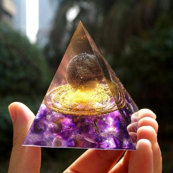 handmade orgonite pyramid 60mm smoky crystal sphere with amethyst reiki energy healing meditation orgone handmade jllbcn, Black
handmade orgonite pyramid 60mm smoky crystal sphere with amethyst reiki energy healing meditation orgone handmade jllbcn, Black
