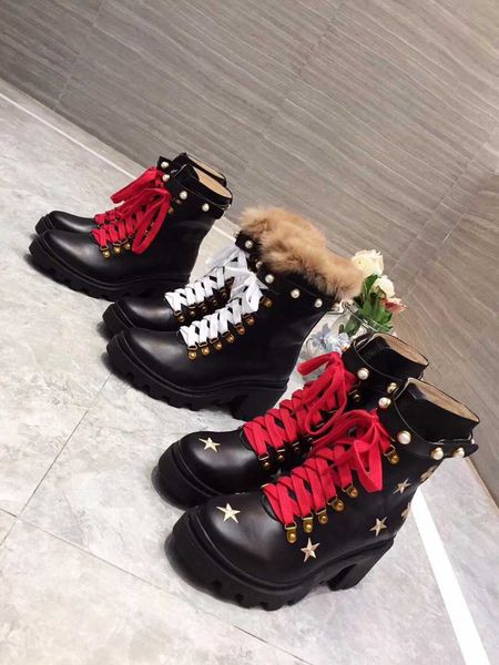 designer new luxurys women star bee embroidery half boots outdoor non-slip comfortable warm boots with pearl buckle brand wholesale size4.5-, Black
designer new luxurys women star bee embroidery half boots outdoor non-slip comfortable warm boots with pearl buckle brand wholesale size4.5-, Black