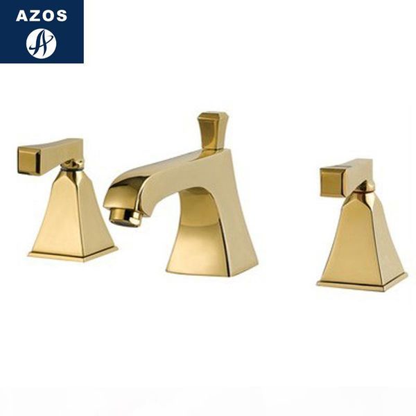 wholesale split faucetsoft mixing valve brass gold cold and switch shower room basin bathroom cabinet double handle three holes
wholesale split faucetsoft mixing valve brass gold cold and switch shower room basin bathroom cabinet double handle three holes