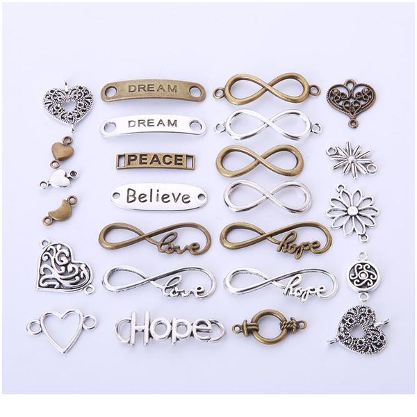 vintage mixed 10/20pcs infinity heart bar charms pendant double heads pendant charms diy bracelet neacklace jewelry sqcxuq
vintage mixed 10/20pcs infinity heart bar charms pendant double heads pendant charms diy bracelet neacklace jewelry sqcxuq