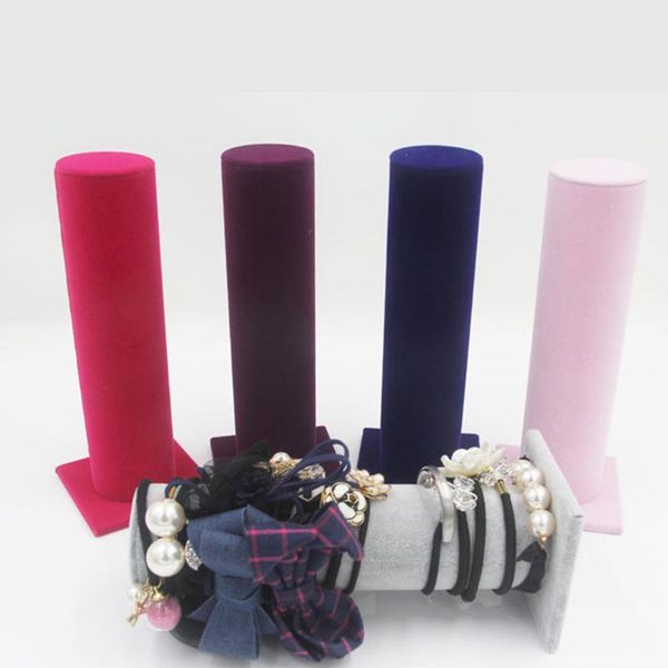 velvet vertical bangle bracelet t-bar display organizer holder hair band display, Pink;blue
velvet vertical bangle bracelet t-bar display organizer holder hair band display, Pink;blue