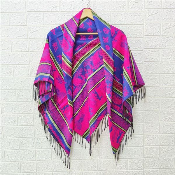 scarves ladies ethnic style big square scarf neckerchief female autumn winter echarpe warm travel oversized all-match shawl, Blue;gray
scarves ladies ethnic style big square scarf neckerchief female autumn winter echarpe warm travel oversized all-match shawl, Blue;gray