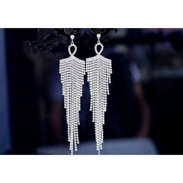 new large earrings luxury austria crystal clip on big long tassel earrings without hole mix dangle knot wholesal wmtyll dh_seller2010, Silver
new large earrings luxury austria crystal clip on big long tassel earrings without hole mix dangle knot wholesal wmtyll dh_seller2010, Silver
