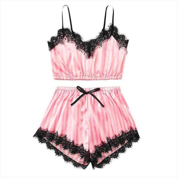 silk women sleep wear lingerie satin lace v-neck camisole shorts set sleepwear pajamas women clothes color, Black;red
silk women sleep wear lingerie satin lace v-neck camisole shorts set sleepwear pajamas women clothes color, Black;red