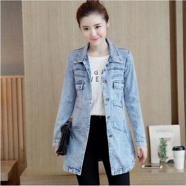 women's trench coats women demin jacket coat plus size -4xl sping autumn jeans vintage lapel long sleeve single breasted, Tan;black
women's trench coats women demin jacket coat plus size -4xl sping autumn jeans vintage lapel long sleeve single breasted, Tan;black