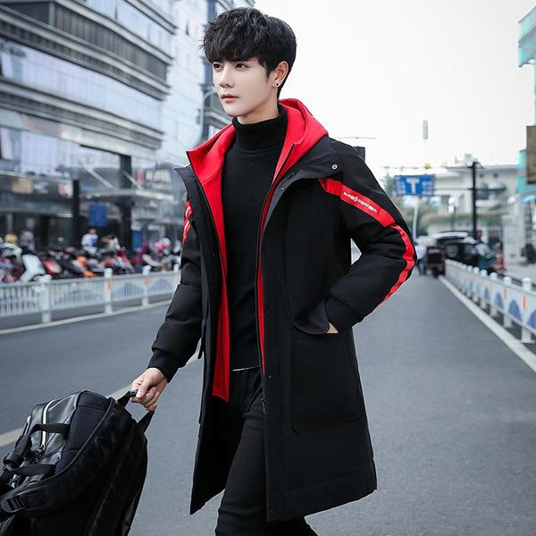 2020 men's cotton padded clothes korean version slim middle length casual boys' thick warm hooded cotton padded clothes, Black
2020 men's cotton padded clothes korean version slim middle length casual boys' thick warm hooded cotton padded clothes, Black