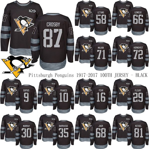 pittsburgh penguins 1917-2017 100th jersey black 87 sidney crosby 71 evgeni malkin phil kessel kris letang lemieux hockey jerseys, Black;red
pittsburgh penguins 1917-2017 100th jersey black 87 sidney crosby 71 evgeni malkin phil kessel kris letang lemieux hockey jerseys, Black;red