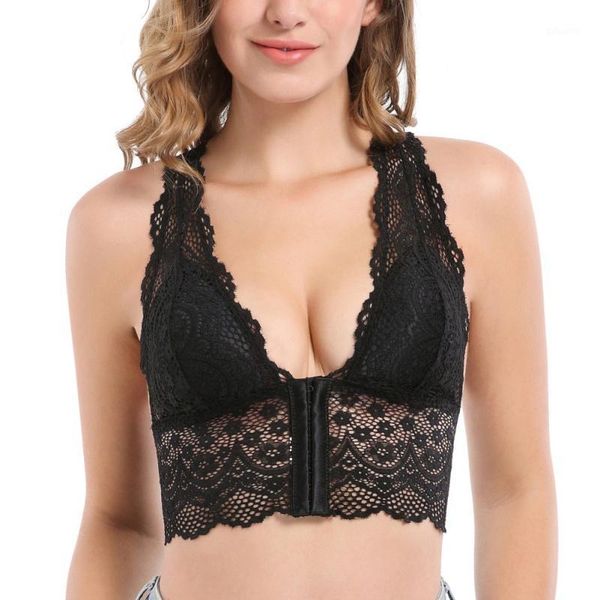 women's fashion lace trim front closure bra solid color adjustable sports extra-elastic casual breathable brassiere1, Red;black
women's fashion lace trim front closure bra solid color adjustable sports extra-elastic casual breathable brassiere1, Red;black