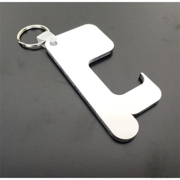 thermal sublimation non-contact door handle heat transfer printing keychain customize a10
thermal sublimation non-contact door handle heat transfer printing keychain customize a10