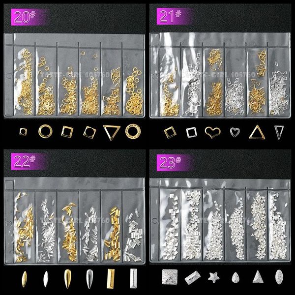 nail art decorations 1 pack mix 6 shape silver gold 3d metal frame frosted studs alloy gems manicure diy tips 16-23#
nail art decorations 1 pack mix 6 shape silver gold 3d metal frame frosted studs alloy gems manicure diy tips 16-23#
