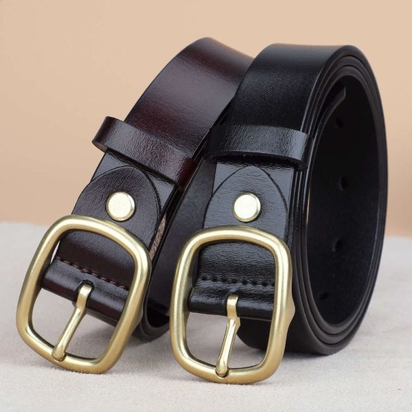women's simple versatile fashion pure cow pin leather style decorative denim copper buckle belt, Black;brown
women's simple versatile fashion pure cow pin leather style decorative denim copper buckle belt, Black;brown