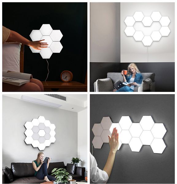 1 pcs quantum lamp led lamp modular touch sensitive lighting hexagonal night light lamps wall lamp hexagonal wall light
1 pcs quantum lamp led lamp modular touch sensitive lighting hexagonal night light lamps wall lamp hexagonal wall light