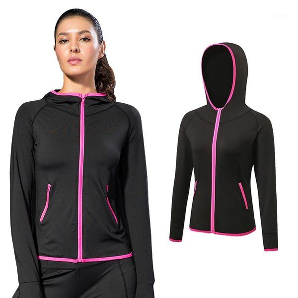 running jackets sport jacket women autumn hoodie zipper sportswear windbreaker yoga shirt coats gym breathable fitness workout jackets1, Black;red
running jackets sport jacket women autumn hoodie zipper sportswear windbreaker yoga shirt coats gym breathable fitness workout jackets1, Black;red