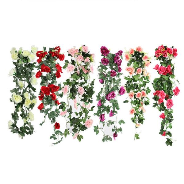 decorative flowers & wreaths 90cm artificial silk rose ivy vine fake with green leaves diy garland garden fences for room home wedding decor
decorative flowers & wreaths 90cm artificial silk rose ivy vine fake with green leaves diy garland garden fences for room home wedding decor
