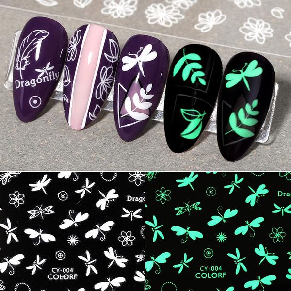 stickers & decals leaf design 3d nail glow in dark luminous effect flower pattern art transfer sticker adhensive decoration, Black
stickers & decals leaf design 3d nail glow in dark luminous effect flower pattern art transfer sticker adhensive decoration, Black