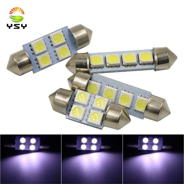 emergency lights ysy 50pcs festoon 4smd 31/36/39/41mm car led auto light 12v white c5w styling interior door read lights1
emergency lights ysy 50pcs festoon 4smd 31/36/39/41mm car led auto light 12v white c5w styling interior door read lights1