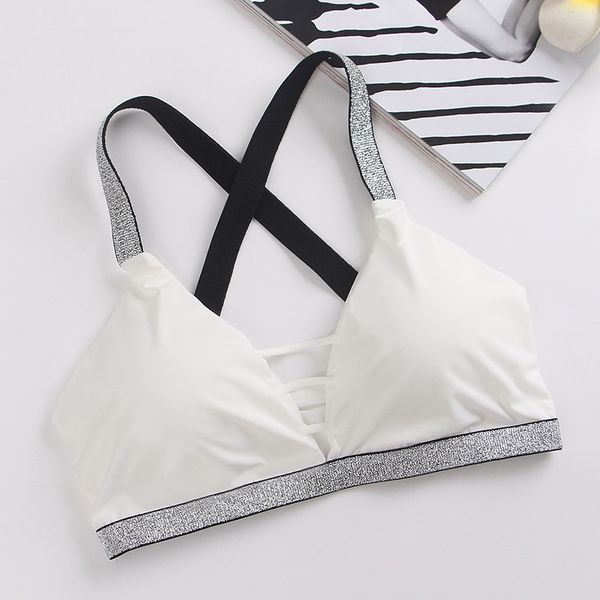 3Pieces/Lot Women Tube Top Seamless Stain Fitness Underwear Cross Back Bra Wrap Tops Lingerie Female Crop Top Bandeau, Black
3Pieces/Lot Women Tube Top Seamless Stain Fitness Underwear Cross Back Bra Wrap Tops Lingerie Female Crop Top Bandeau, Black
