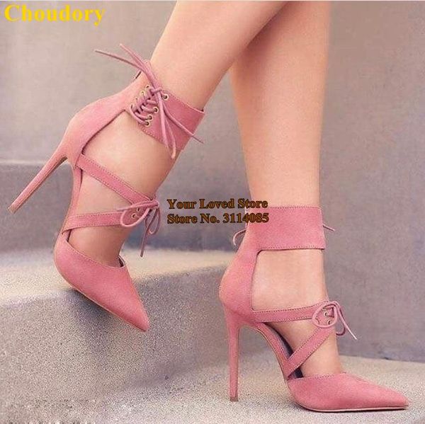 choudory charming pink grey pointy toe lace-up dress pumps cut-out cage shoes thin high heels wedding pumps gladiator sandals, Black
choudory charming pink grey pointy toe lace-up dress pumps cut-out cage shoes thin high heels wedding pumps gladiator sandals, Black