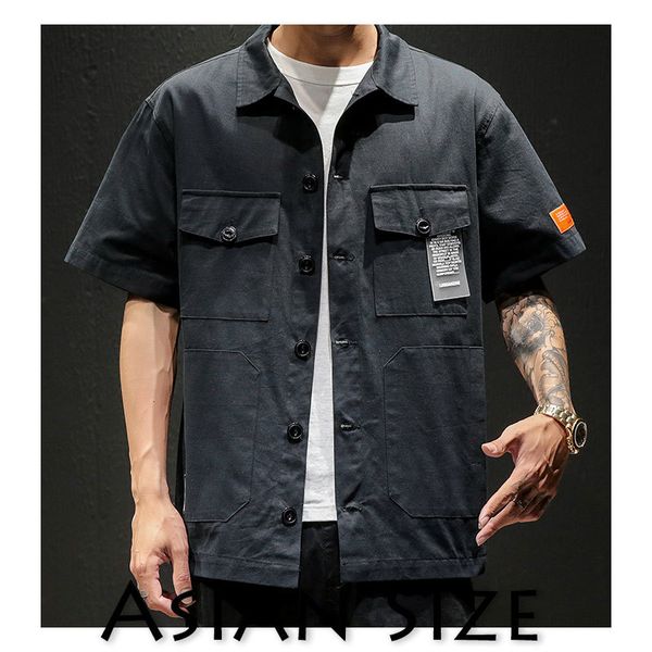 2021 new privathinker men safari style shirt streetwear mens japanese casual korean male big pockets shirts summer oversize 78q1, White;black
2021 new privathinker men safari style shirt streetwear mens japanese casual korean male big pockets shirts summer oversize 78q1, White;black