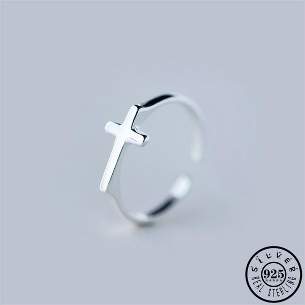 cluster rings 925 sterling silver cross shape ring adjustable open finger knuckle crucifix fine jewelry for women, Golden;silver
cluster rings 925 sterling silver cross shape ring adjustable open finger knuckle crucifix fine jewelry for women, Golden;silver