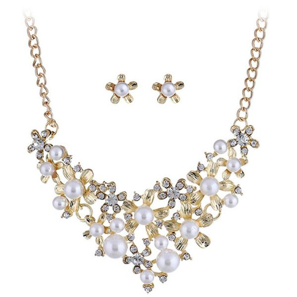 ADOLPH Korea Simulated Pearl Flower Choker Necklace With Stud Earrings Bohemian Jewelry Sets Handmade Wedding Accessories Gifts, Silver
ADOLPH Korea Simulated Pearl Flower Choker Necklace With Stud Earrings Bohemian Jewelry Sets Handmade Wedding Accessories Gifts, Silver