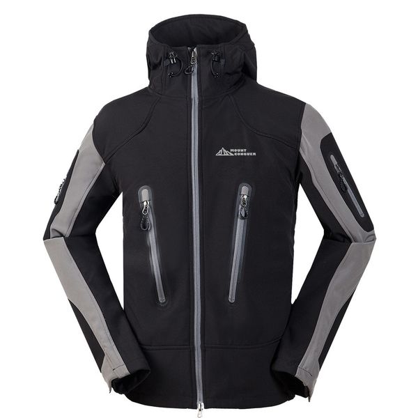 mount conquer winter man sports outdoor windproof warm mountaineering camping hiking suit ski jacket velvet soft shell jackets q1201, Black;brown
mount conquer winter man sports outdoor windproof warm mountaineering camping hiking suit ski jacket velvet soft shell jackets q1201, Black;brown