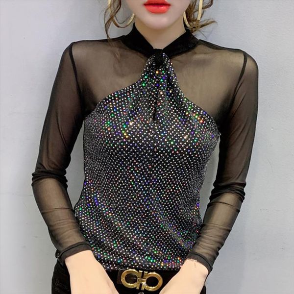t shirt female 2020 spring sequin slim long sleeve shirt women mesh womens t tshirt women, White
t shirt female 2020 spring sequin slim long sleeve shirt women mesh womens t tshirt women, White
