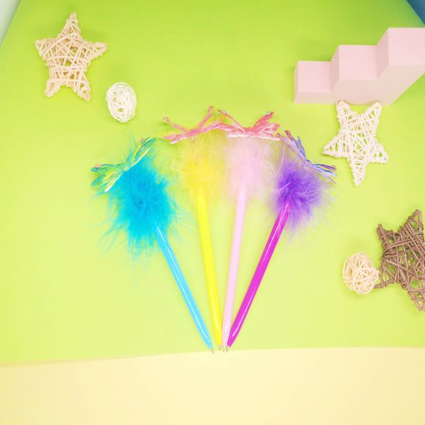 creative lovely bright powder big butterfly feather ballpoint pens student stationery children's toys new products to be launched in 20
creative lovely bright powder big butterfly feather ballpoint pens student stationery children's toys new products to be launched in 20