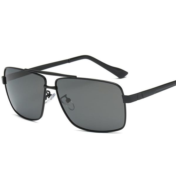 sunglasses men's polarized square retro glasses fishing driver driving men, White;black
sunglasses men's polarized square retro glasses fishing driver driving men, White;black