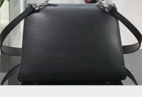 women's bag 2020 new style leather shoulder bag cover with lock messenger water ripple bags