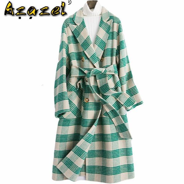 women's wool & blends spring autumn coat women clothes 2021 korean vintage woolen jacket long ladies coats casaco feminino abrigo mujer, Black
women's wool & blends spring autumn coat women clothes 2021 korean vintage woolen jacket long ladies coats casaco feminino abrigo mujer, Black