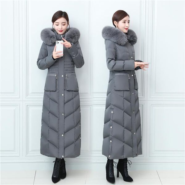 negative 20 degrees thicker new down padded clothing ladies winter long imitated fur collar red warm cotton coat female q3911, Black
negative 20 degrees thicker new down padded clothing ladies winter long imitated fur collar red warm cotton coat female q3911, Black