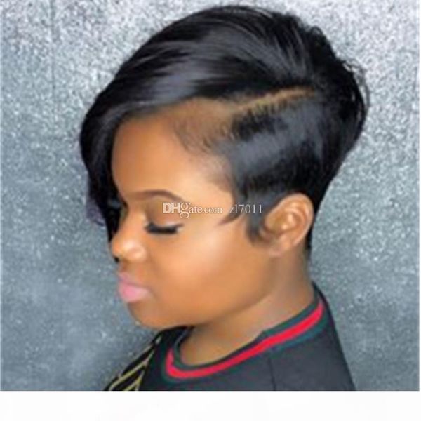 short u part little lace front human hair wigs peruvian wig with pre plucked hairline for black women remy hair bob wig ing, Black;brown
short u part little lace front human hair wigs peruvian wig with pre plucked hairline for black women remy hair bob wig ing, Black;brown