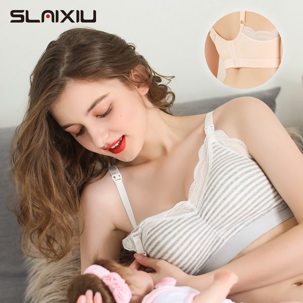 slaixiu cotton maternity nursing bra for feeding women lace breastfeeding bra adjustable feeding bra pregnancy clothes lj200917, White
slaixiu cotton maternity nursing bra for feeding women lace breastfeeding bra adjustable feeding bra pregnancy clothes lj200917, White