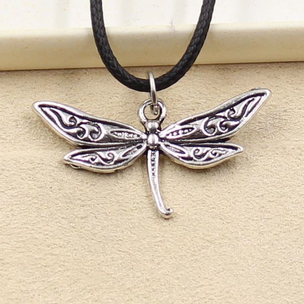 tibetan silver color dragonfly pendant necklace choker charm black leather cord factory price handmade jewelry bxfn
tibetan silver color dragonfly pendant necklace choker charm black leather cord factory price handmade jewelry bxfn
