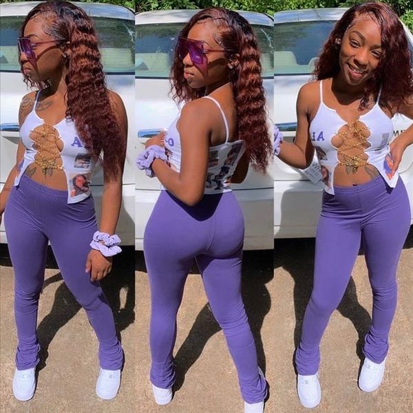 fashion two piece set summer clubwear hollow out metal chain crop and stacked pants sporty outfits d60 db29, Gray
fashion two piece set summer clubwear hollow out metal chain crop and stacked pants sporty outfits d60 db29, Gray