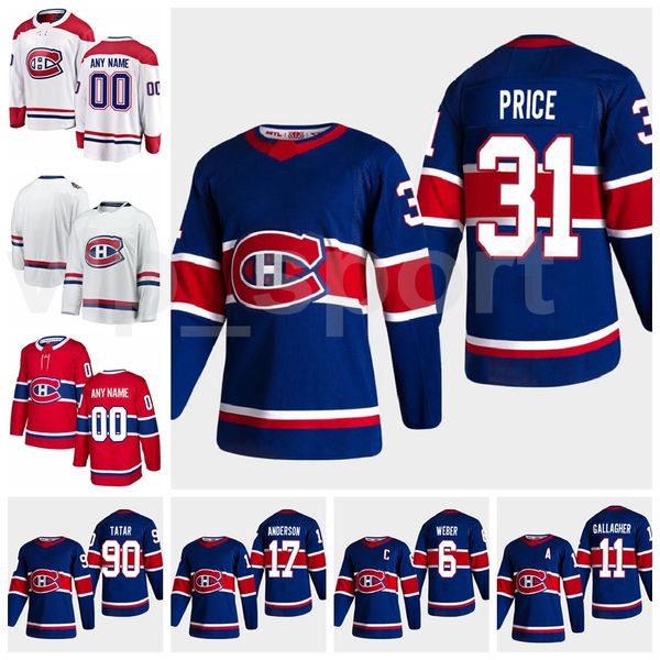 reverse retro montreal canadiens hockey 14 nick suzuki jersey blue red 31 carey price 90 tomas tatar 6 shea weber 11 brendan gallagher, Black;red
reverse retro montreal canadiens hockey 14 nick suzuki jersey blue red 31 carey price 90 tomas tatar 6 shea weber 11 brendan gallagher, Black;red