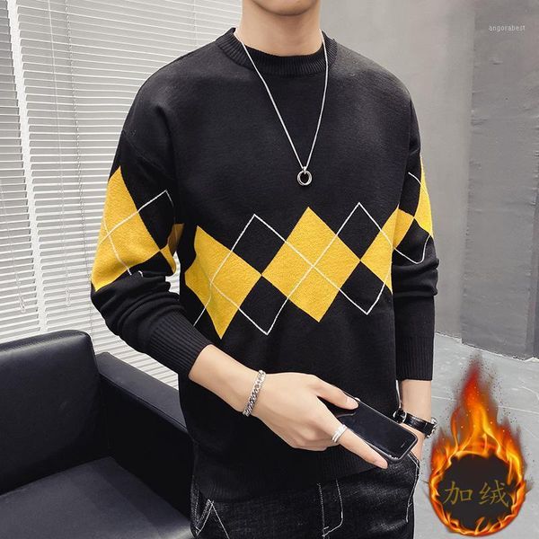 autumn and winter t-shirt oversize slim trend warm and plush sweater men's wear1, White;black
autumn and winter t-shirt oversize slim trend warm and plush sweater men's wear1, White;black