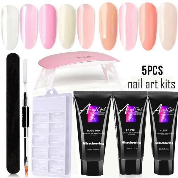 nails art kits uv gel nails builder builder extension kit led lamp nails gel polish set 15ml acrylic nail kits for beginners 
nails art kits uv gel nails builder builder extension kit led lamp nails gel polish set 15ml acrylic nail kits for beginners